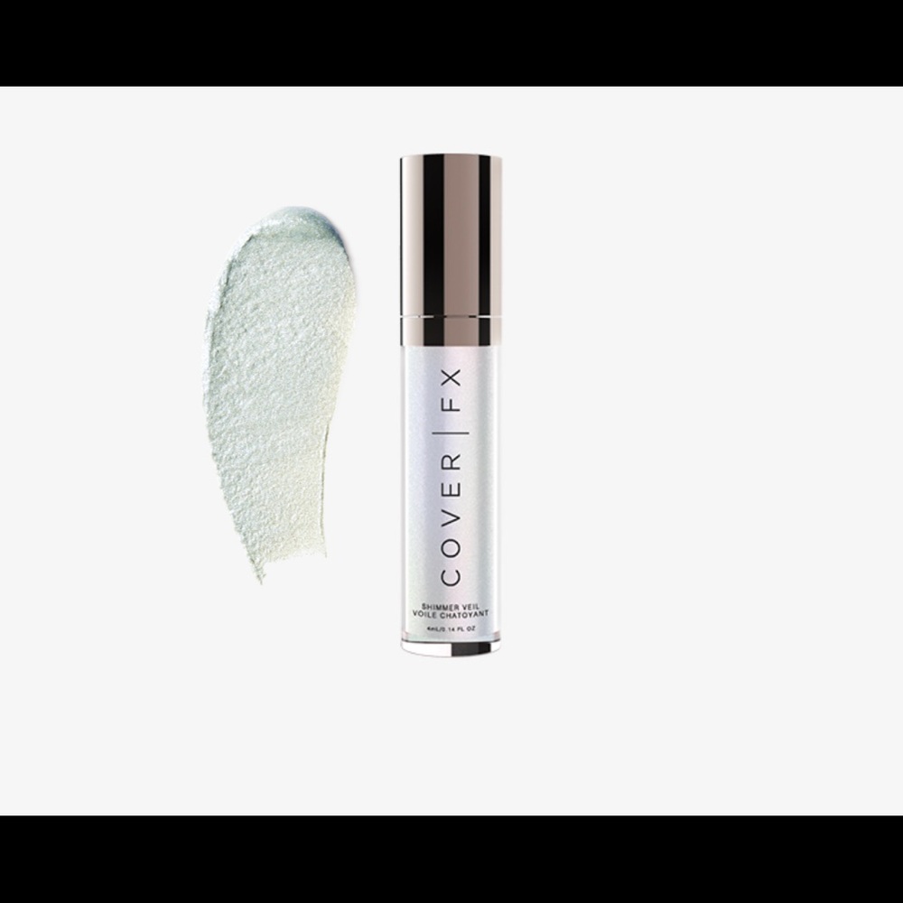 Cover fax shimmer veil in halo